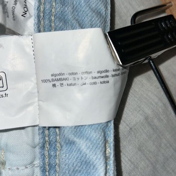 Zara Denim Jean Maxi Skirt Light Wash Size Large - Picture 7 of 7